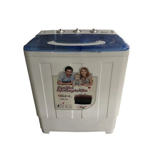 Delron DWM-007 Twin Tub Washing Machine – 7kg – White