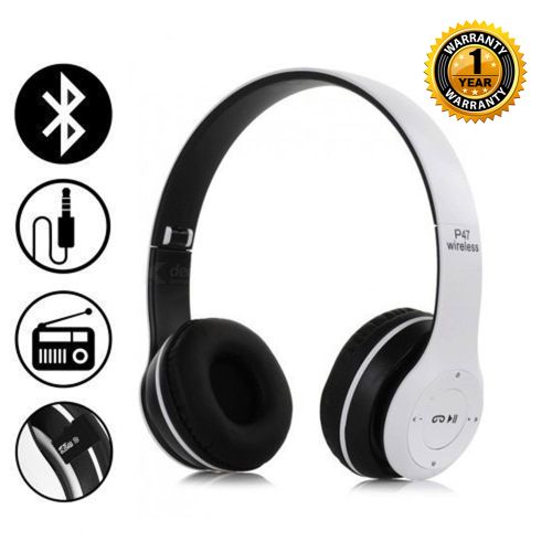 P47 Wireless Headset - White