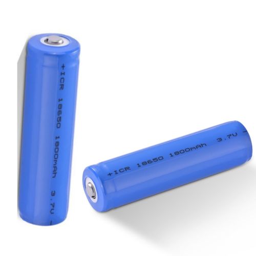 18650 Battery For Rechargeable Fan - 3.7V 1800mAh - 2pcs - Blue