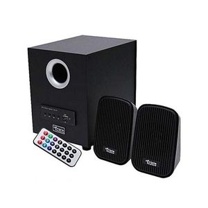 Triple Power C10 Wood Multimedia Super Bass Speaker with Remote - Black