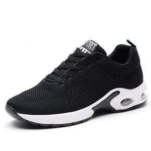 Fashion Low Top Lace-Up Casual Sport Sneakers - Black