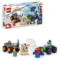 LEGO® Hulk vs. Rhino Truck Showdown