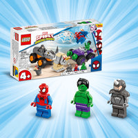 LEGO® Hulk vs. Rhino Truck Showdown