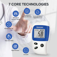 Sinocare Safe Accu 2 Blood Sugar Monitor with Advanced Technology