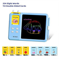 Talking flash card and writing tablet