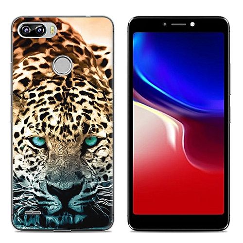 Animal Print TPU Phone Case For Itel P32 - 3 Pieces - Multicolour