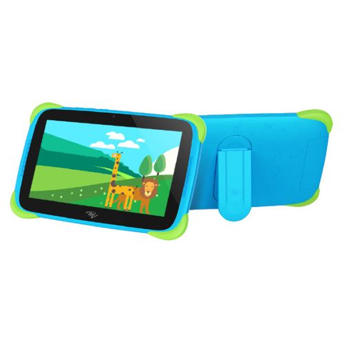 Itel KidPad 1 Educational Tablet, 7.0" Big Screen, 32GB ROM + 1GB RAM, Dual SIM, 4000mAh, Android 10, OTG, WIFI - Blue