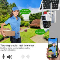 4G PTZ SOLAR SECURITY CAMERA