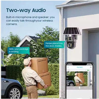 4G Sim Solar Outdoor Dual Lens