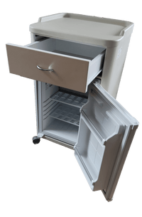 Hospital Bedside Cabinet With Fridge