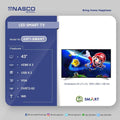 GET NASCO 43INCH LED SMART TV LED43F1