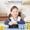 Talking flash card and writing tablet