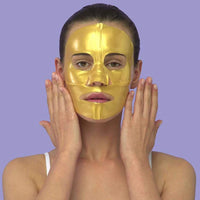 24K Gold Collagen Face Mask - Anti-Aging, Deep Hydration & Skin Firming Treatment