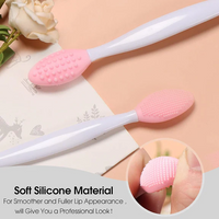 Silicone Lip Scrub Brush - Double-Sided Lip Exfoliator & Massager