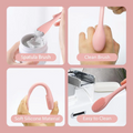 2-in-1 Face Mask Applicator - Silicone Mask Brush & Spatula for Easy Facial Mask Application