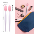 Silicone Lip Scrub Brush - Double-Sided Lip Exfoliator & Massager