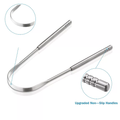 Tongue Scraper Set (3pcs) - Stainless Steel Tongue Cleaner for Fresh Breath & Oral Hygiene