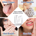 Tongue Scraper Set (3pcs) - Stainless Steel Tongue Cleaner for Fresh Breath & Oral Hygiene