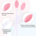 Silicone Lip Scrub Brush - Double-Sided Lip Exfoliator & Massager