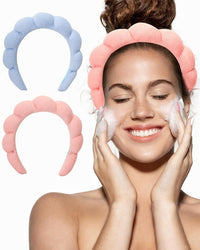 Headband - Soft Elastic Hairband for Face Wash, Makeup & Skincare