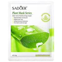 Plant Face Mask - Botanical Sheet Mask for Hydration, Glow & Skin Nourishment