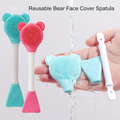 2-in-1 Face Mask Applicator - Silicone Mask Brush & Spatula for Easy Facial Mask Application