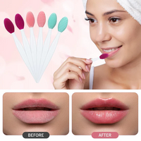 Silicone Lip Scrub Brush - Double-Sided Lip Exfoliator & Massager