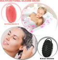 Silicone Body Scrubber - Hygienic Exfoliating Bath Brush for Deep Cleansing