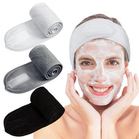 Headband - Soft Elastic Hairband for Face Wash, Makeup & Skincare
