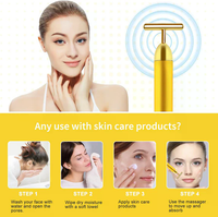 Beauty Bar Facial Massager - Face Lifting Tool for Anti-Aging, Puffiness & Serum Absorption
