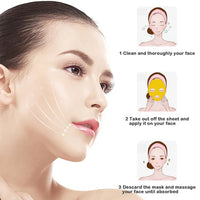 24K Gold Collagen Face Mask - Anti-Aging, Deep Hydration & Skin Firming Treatment