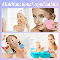 Compressed Facial Sponge (12pcs) - Reusable Face Cleansing & Makeup Removal Sponge