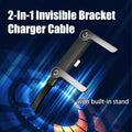 2‑in‑1 Invisible Holder Charger Cable – 240W Fast Charging Cord
