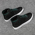 Men's High Top Waterproof Casual Shoes-Black Green