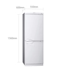 LG Bottom Freezer REF 227 Litres, Direct Cooling, LED Lighting with Heat Free, Tempered Glass Shelf