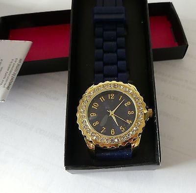 Avon Quartz Navy Ladies "natalia" Watch