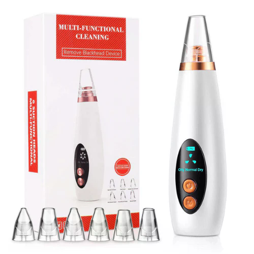 Pore Vacuum Blackhead Remover - Deep Cleansing, USB Rechargeable Facial Cleaner