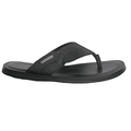 Men's Leather Slippers - Black