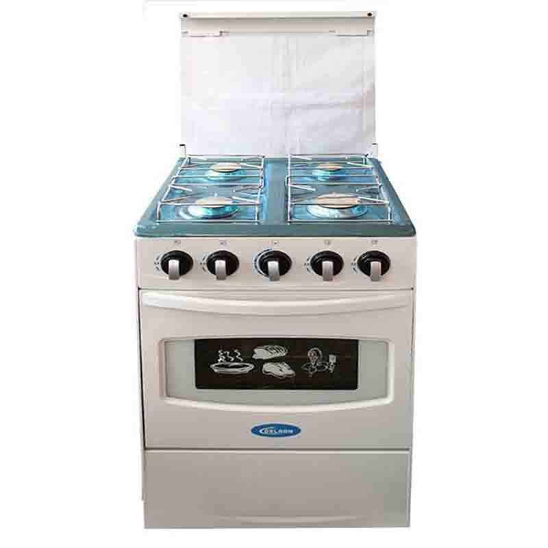 Delron Automatic Gas Cooker with Oven – 4 Burner
