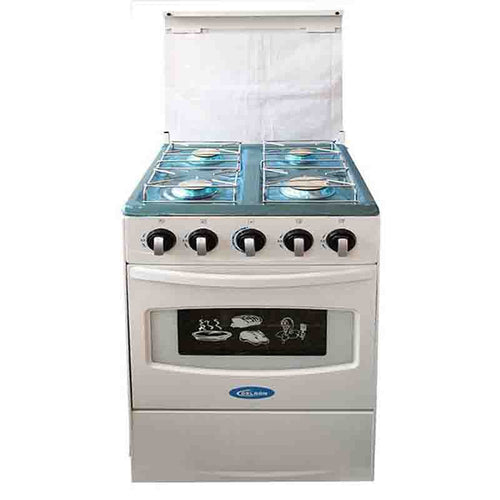 Delron Automatic Gas Cooker with Oven – 4 Burner