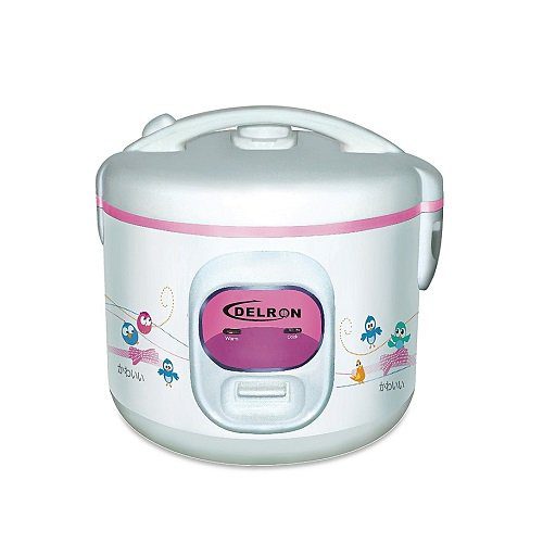 Delron DRC-18 Rice Cooker 1.8L – White – Shopbeta