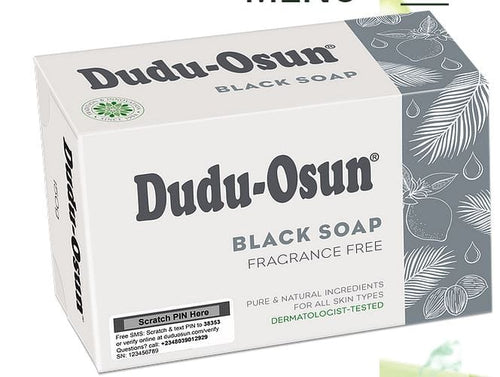 Dudu-Osun Black Soap -Fragrance Free (150gx6)