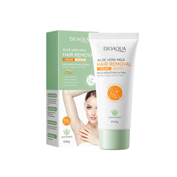 Hair Removal Cream - Fast & Gentle Depilatory for Legs, Arms, Underarms & Bikini Line