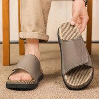 Men's Lightweight EVA Open-Toe Platform Slippers