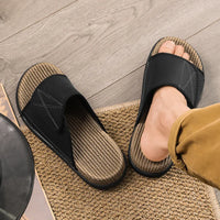 Men's Lightweight EVA Open-Toe Platform Slippers