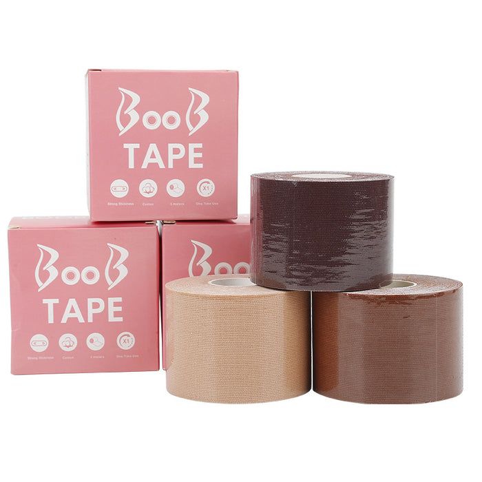 Boob Tape - Invisible Breast Lift Tape for Backless & Strapless Dresses Strong Hold, Sweat-Resistant