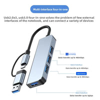 4-in-1 USB-C & USB-A Docking Station Hub