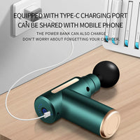 Professional 4-Head Mini Massage Gun – Rechargeable