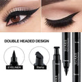 2-in-1 Eyeliner Stamp & Pen - Waterproof, Smudge-Proof Winged Eyeliner