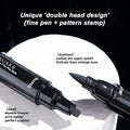 2-in-1 Eyeliner Stamp & Pen - Waterproof, Smudge-Proof Winged Eyeliner